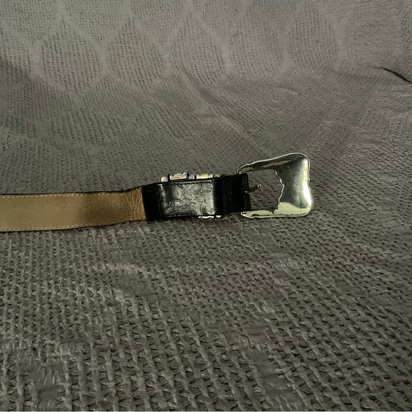 Black south Beach leather belt - Picture 6 of 7